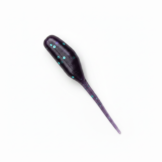 Custom Color 2 Inch Crappie Bait - Straight Tail