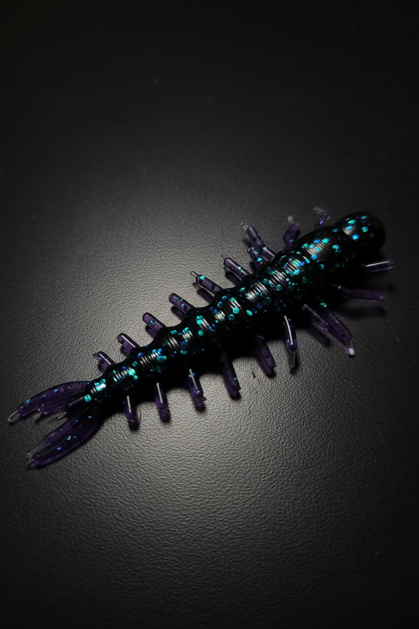 2.75 inch hellgrammite soft plastic bait – 6 per pack